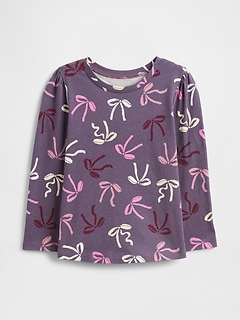 Kids Waffle-Knit Crewneck T-Shirt