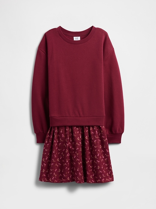 Image number 1 showing, Kids Oversized Sweatshirt Dress