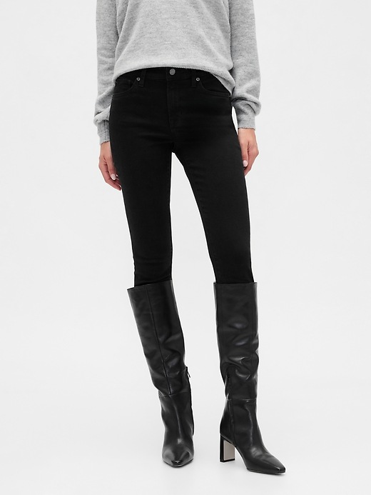 Image number 2 showing, Mid Rise Universal Skinny Jeans
