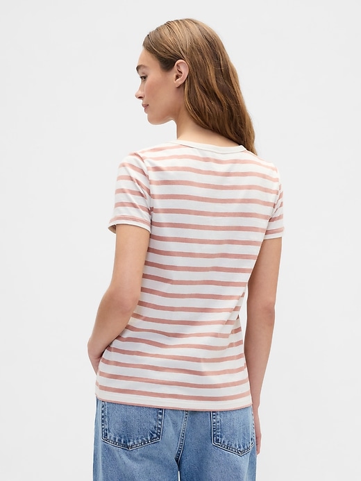 Image number 2 showing, Favorite Stripe V-Neck T-Shirt