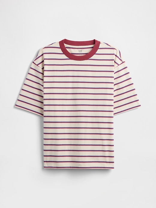 Image number 5 showing, Vintage Soft Stripe Boxy T-Shirt