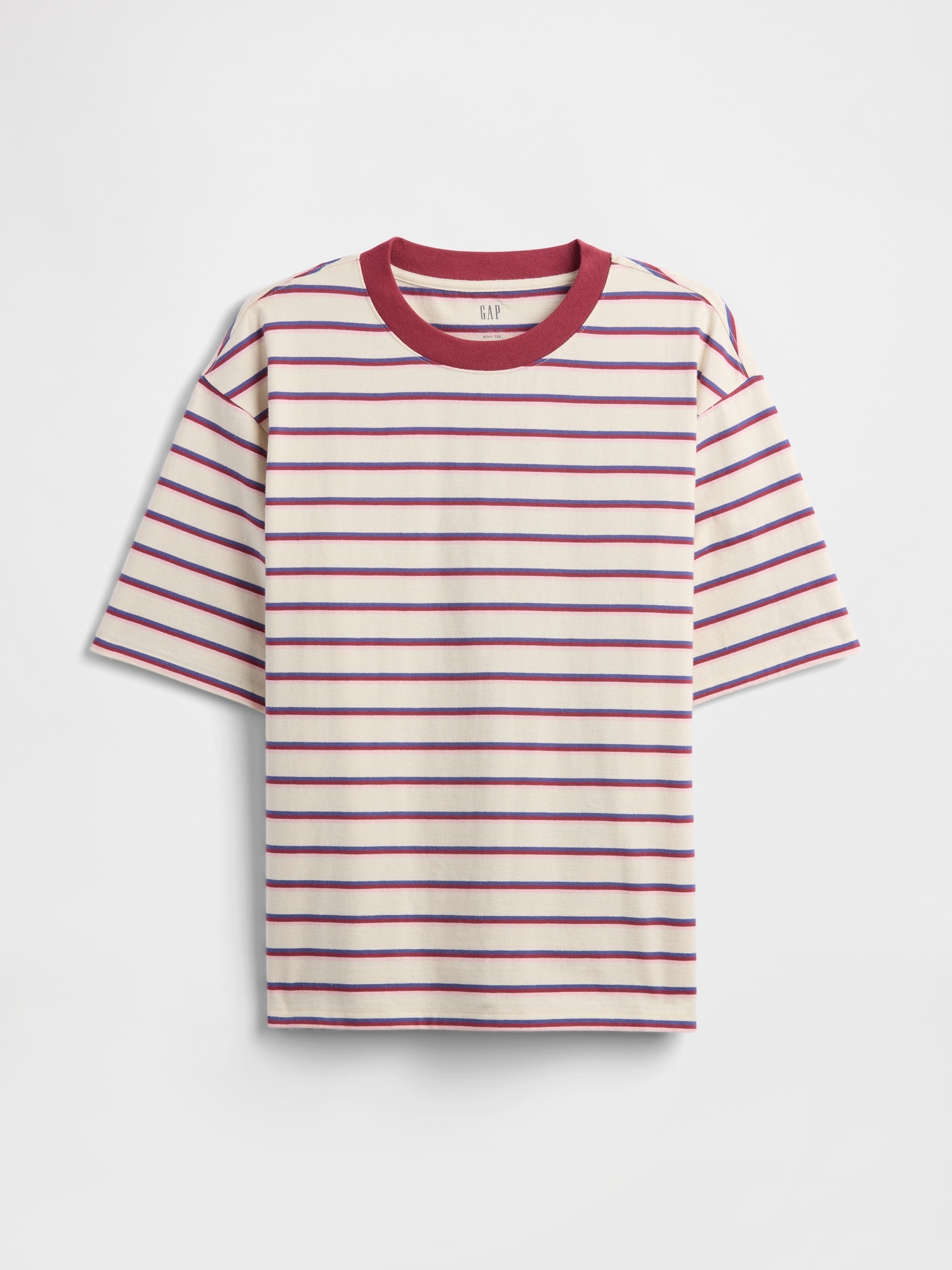 Gap Factory Vintage Soft Stripe Boxy T-shirt In Multi