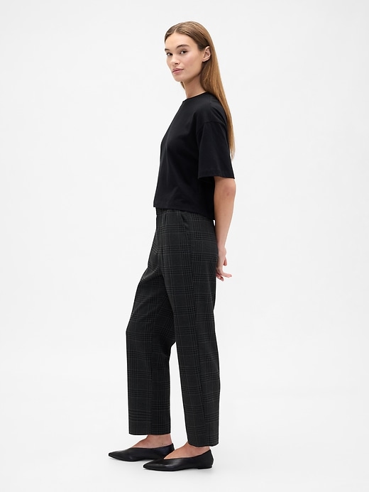 Image number 3 showing, Recycled High Rise Straight-Leg Pants
