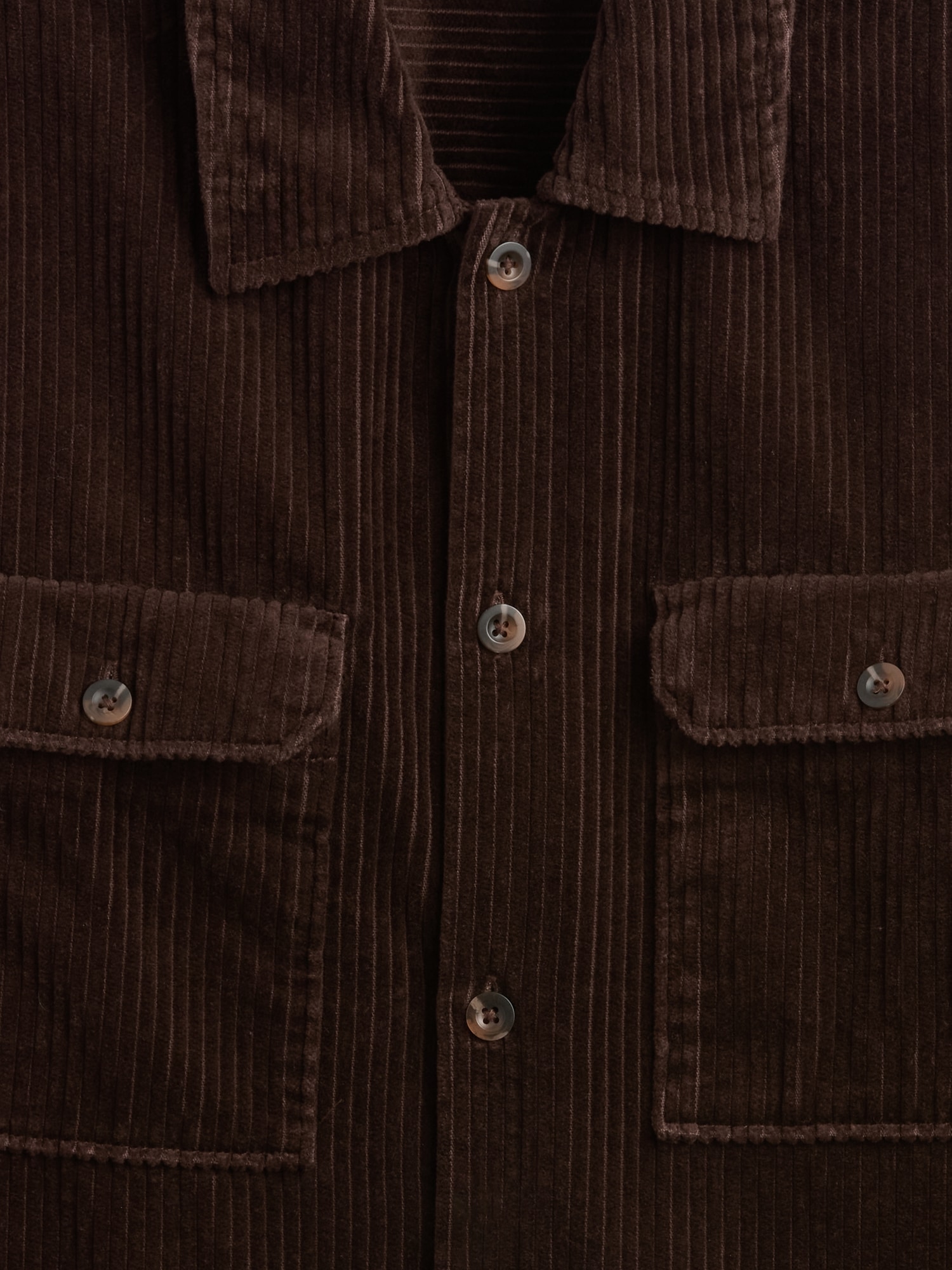 Gap Factory Relaxed Corduroy Overshirt In Brown