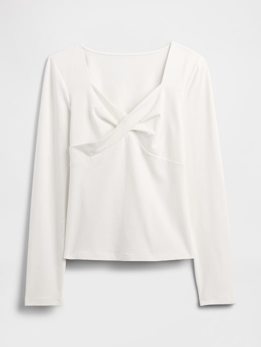 Image number 5 showing, Twist-Front Sweetheart Top