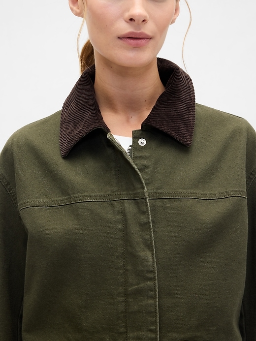 Image number 4 showing, Relaxed Canvas Barn Jacket