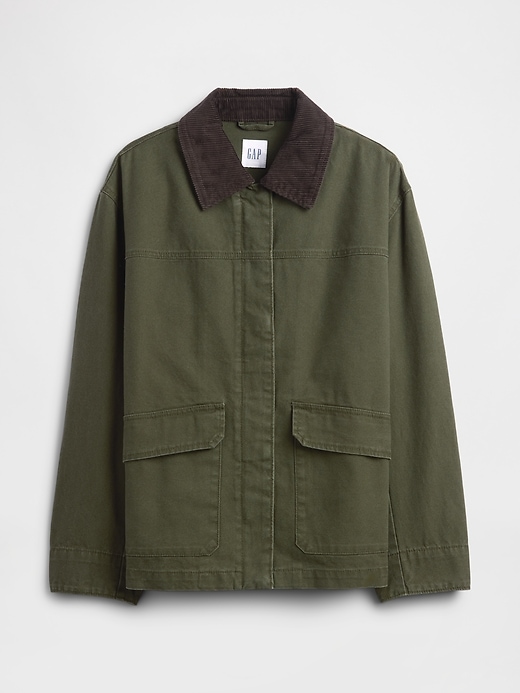 Image number 5 showing, Relaxed Canvas Barn Jacket