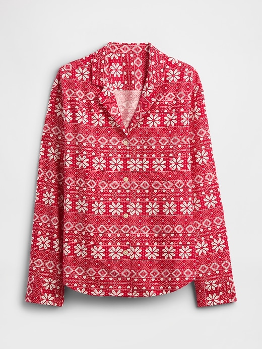 Image number 4 showing, Relaxed Flannel Sleep Shirt