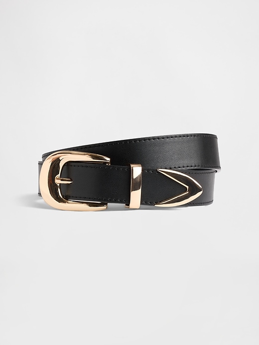 Image number 1 showing, Vegan-Leather Belt