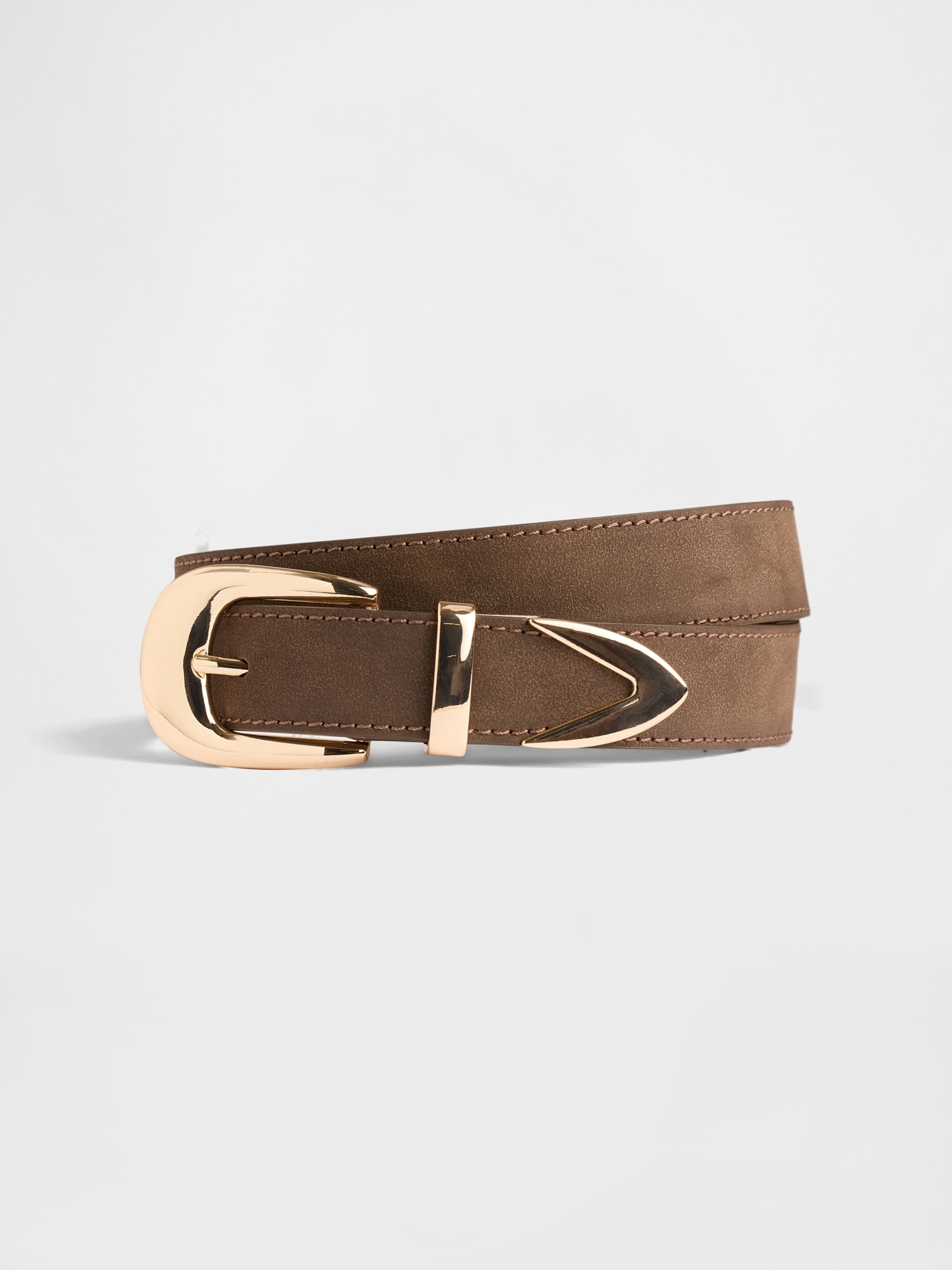 Vegan-Suede Belt