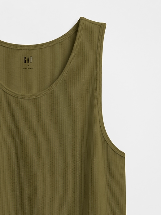 Image number 4 showing, Textured Ribbed Tank Top