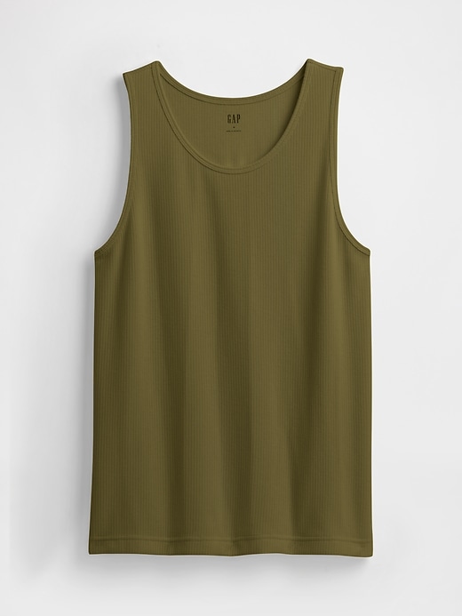 Image number 5 showing, Textured Ribbed Tank Top