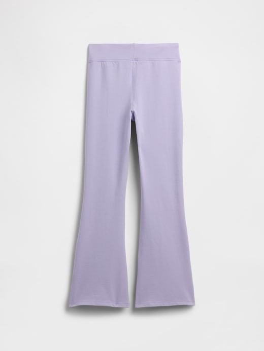 Image number 2 showing, Kids Stretch Jersey Flare Leggings