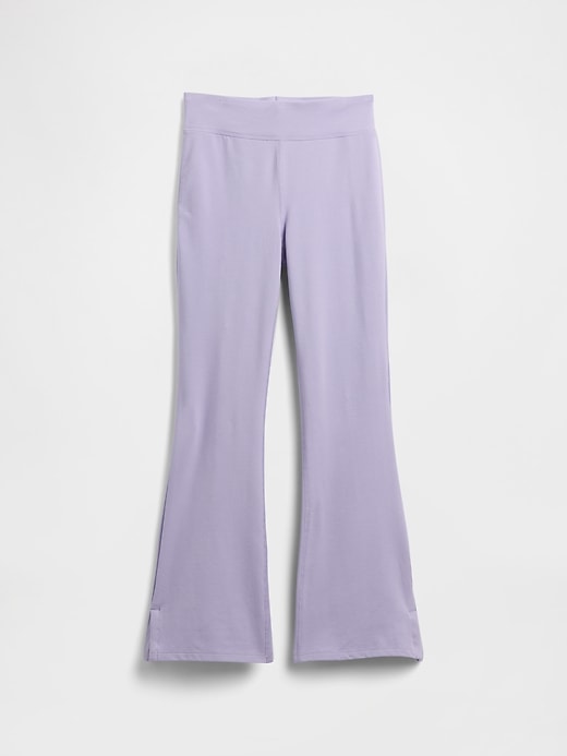 Image number 1 showing, Kids Stretch Jersey Flare Leggings