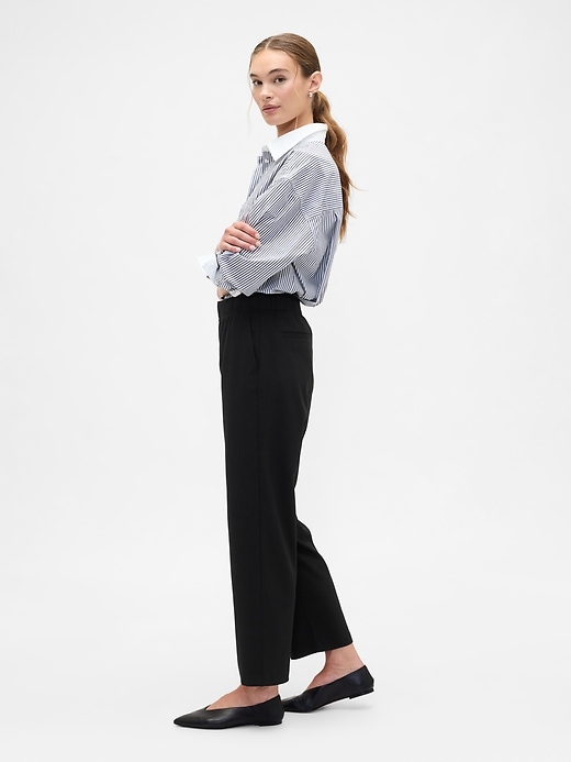 Image number 3 showing, Recycled High Rise Straight-Leg Pants