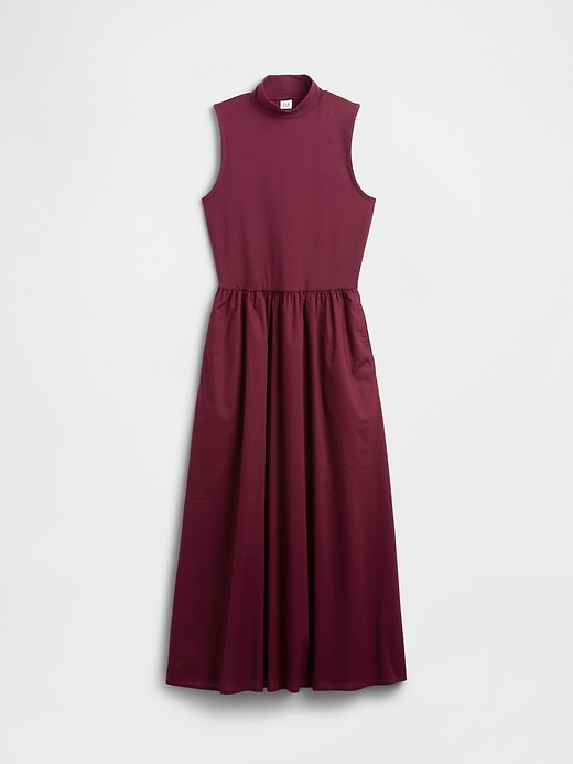 Image number 6 showing, Sleeveless Mockneck Midi Dress