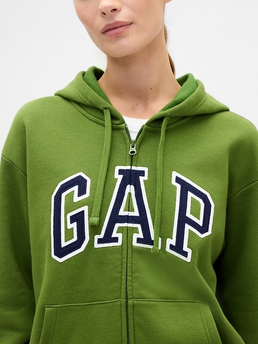 Image number 4 showing, Relaxed Gap Logo Zip Hoodie
