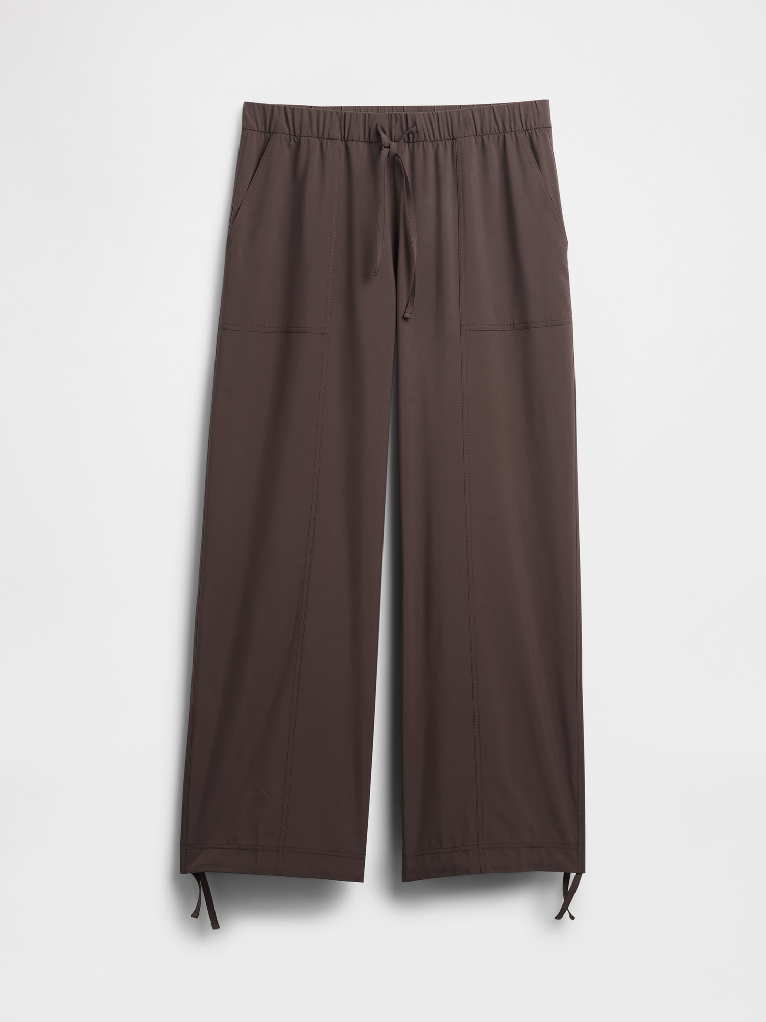 Gap Factory Gapfit High Rise Loose Runaround Pants In Brown