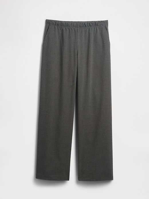 Image number 7 showing, Recycled Mid Rise Easy Wide-Leg Pants