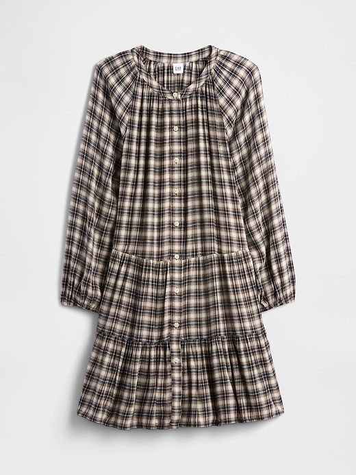 Image number 6 showing, Relaxed Flannel Shirtdress