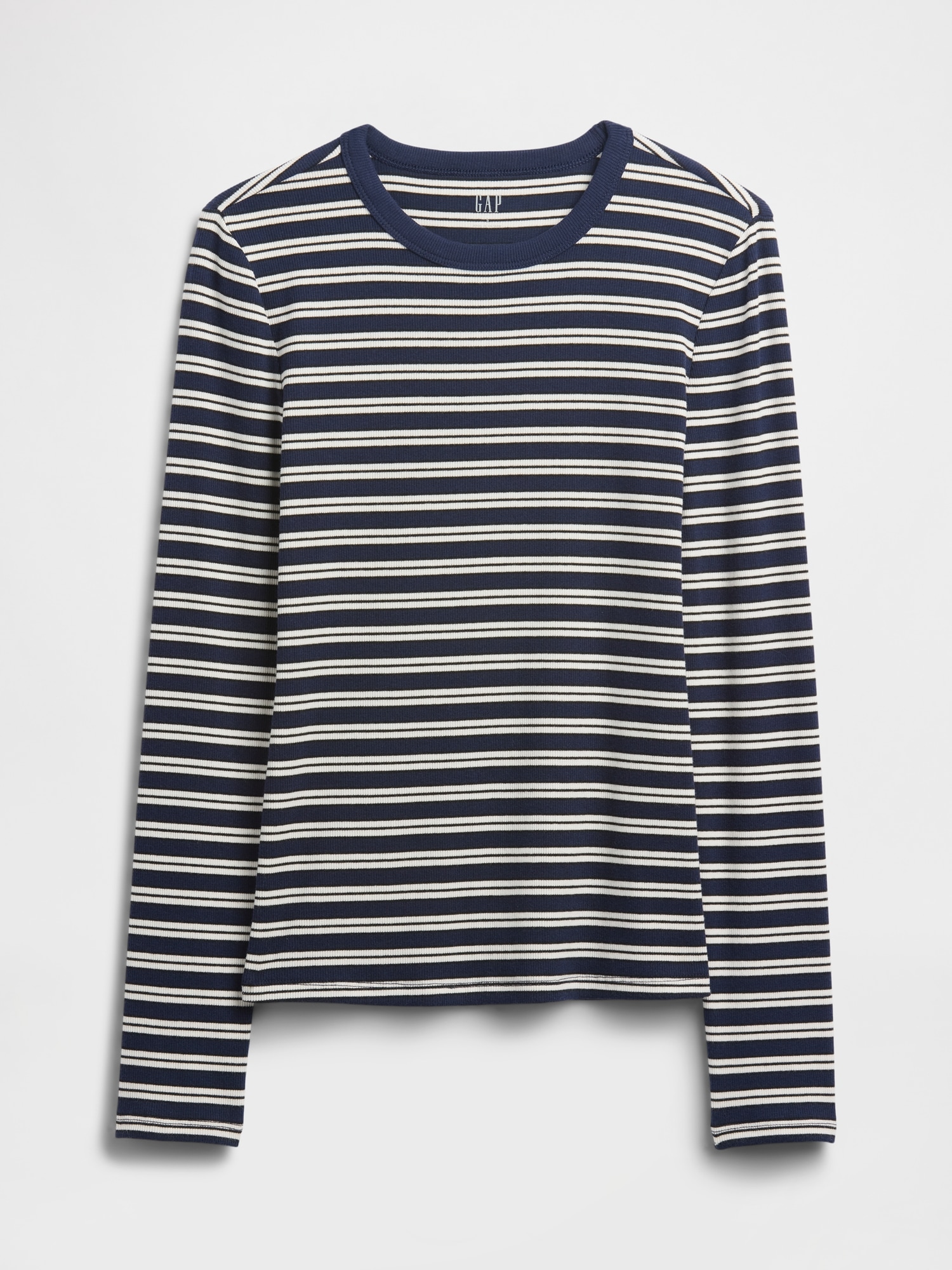 Gap Factory Essential Ribbed Crewneck T-shirt In Multi