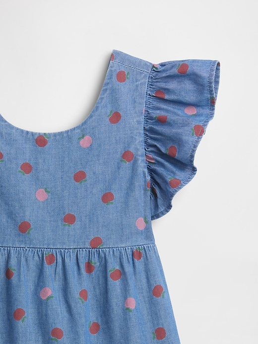 Image number 3 showing, babyGap Flutter Sleeve Tie-Back Dress
