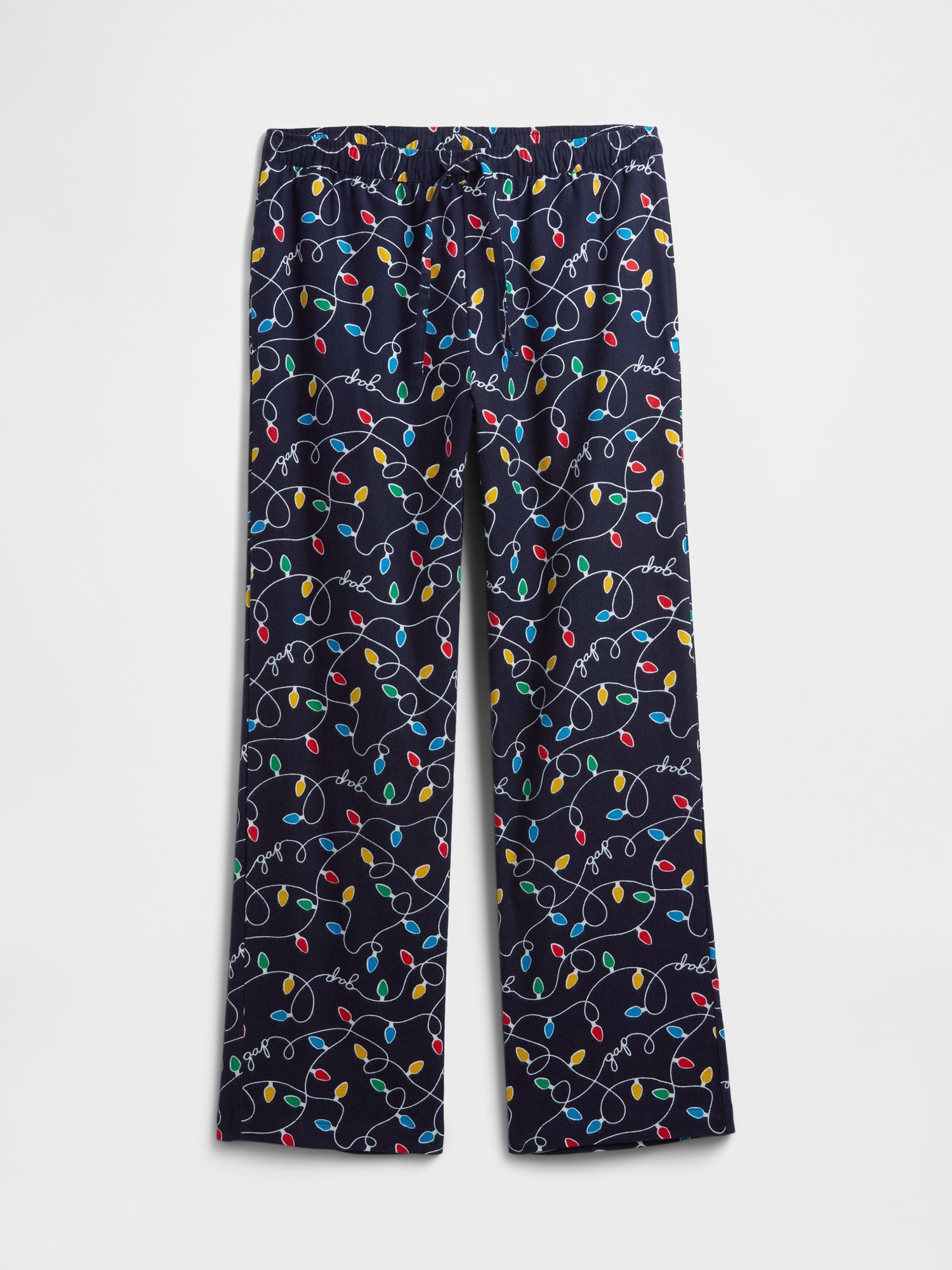 Gap Factory Flannel Pull-on Pj Pants In Black