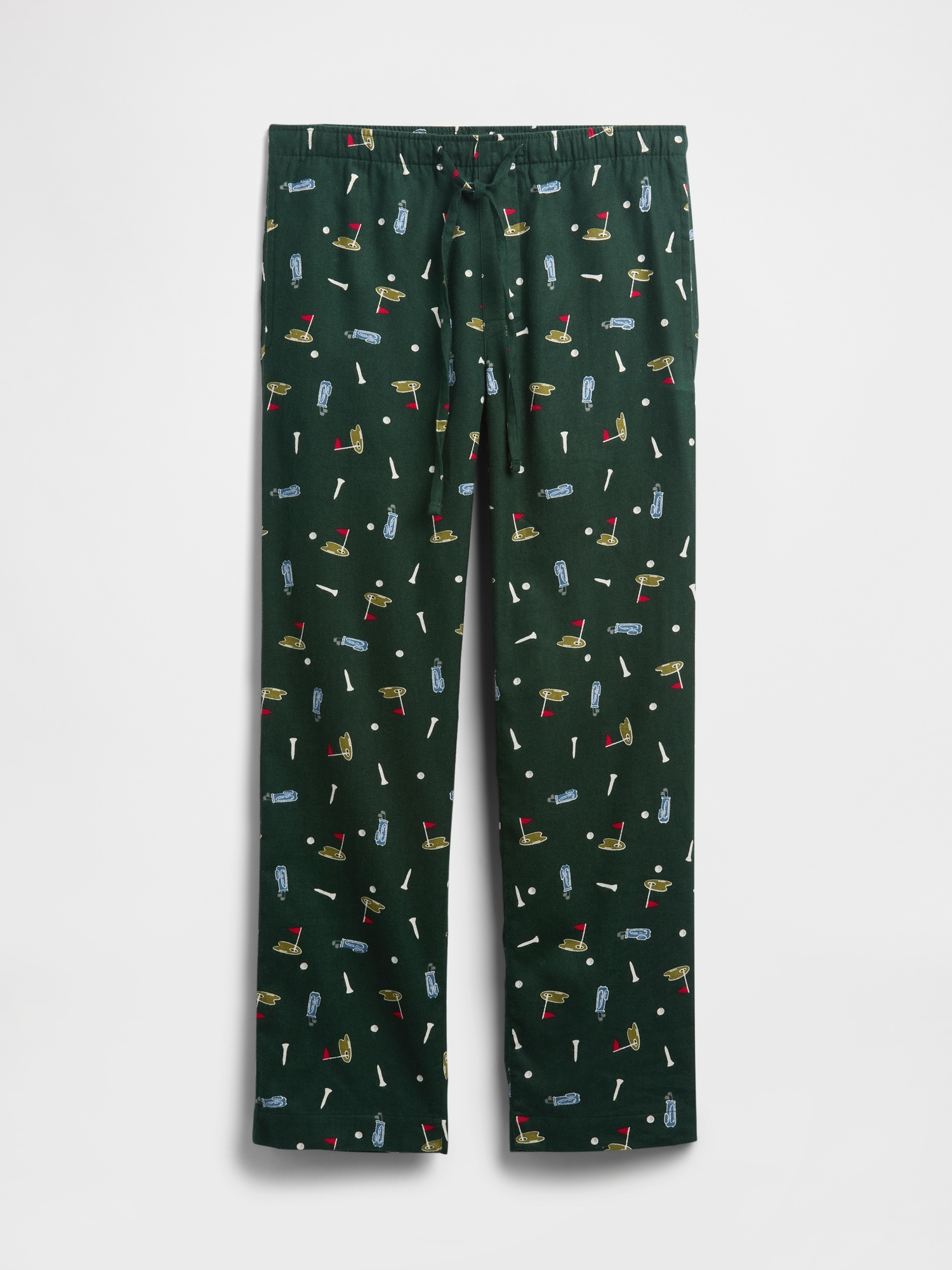 Gap Factory Relaxed Flannel Pj Pants In Green