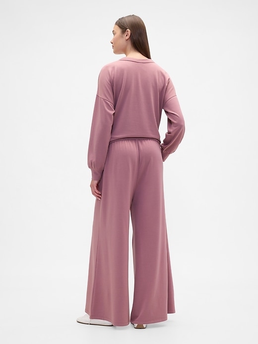 Image number 2 showing, Pull-On Super-Wide Seamed Leggings