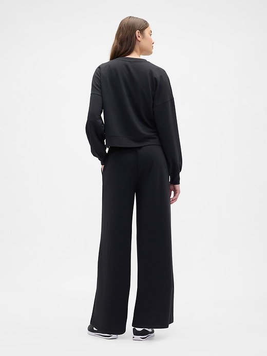 Image number 2 showing, Pull-On Super-Wide Seamed Leggings