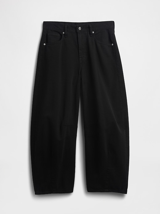 Image number 7 showing, High Rise Horseshoe Crop Jeans