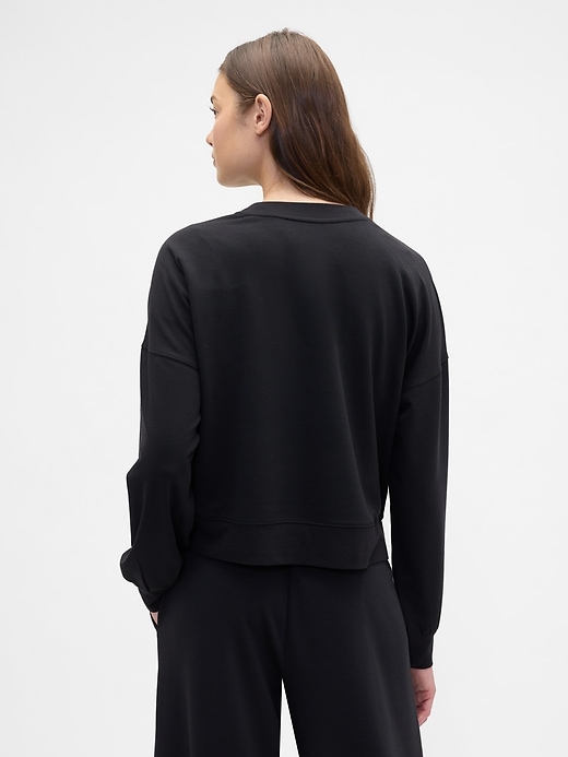 Image number 2 showing, Oversized Balloon Sleeve Crewneck Sweatshirt