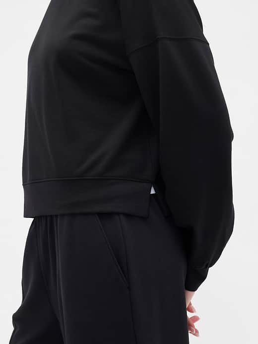 Image number 4 showing, Oversized Balloon Sleeve Crewneck Sweatshirt