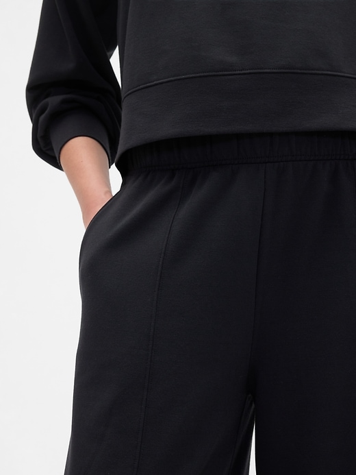 Image number 4 showing, Pull-On Super-Wide Seamed Leggings