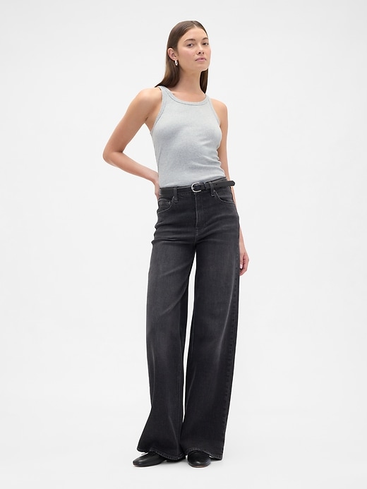 Image number 3 showing, Ribbed Scoopneck Tank Top