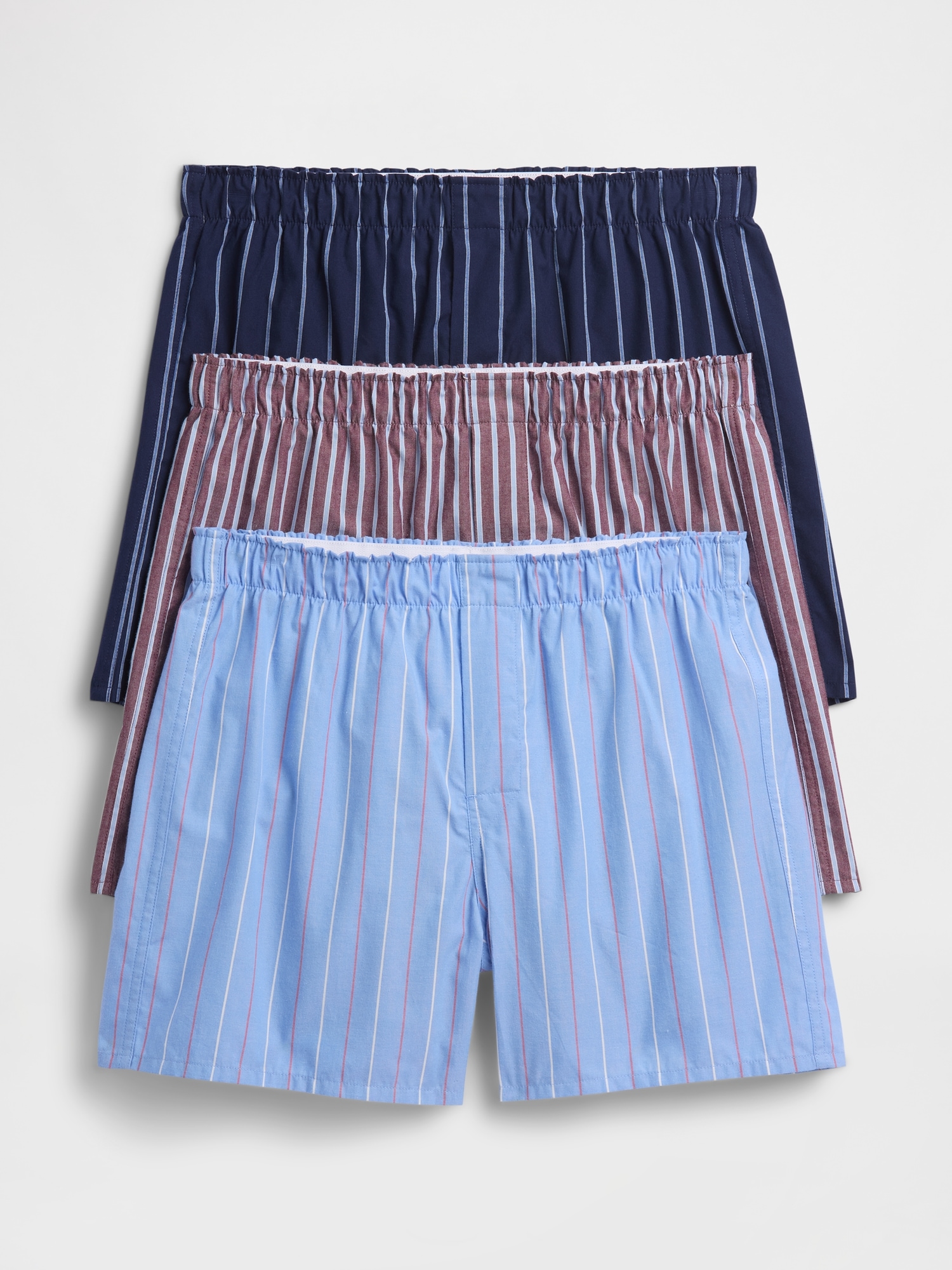 4" Boxers (3-Pack) - Multi Stripe