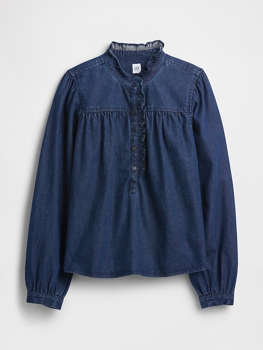 Image number 5 showing, Oversized Ruffle Top
