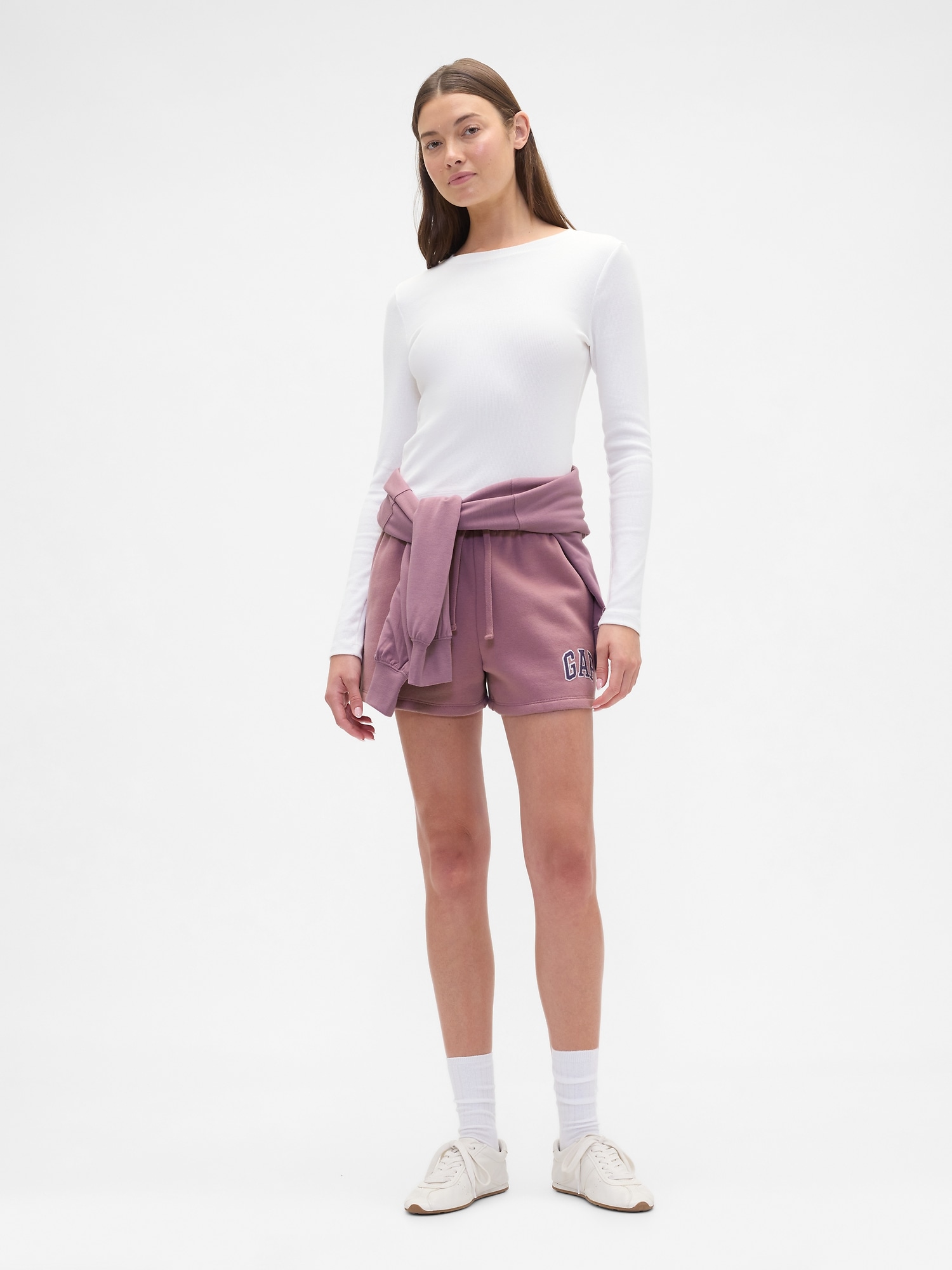 Gap Logo Shorts - Purple