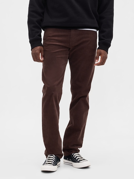 Image number 3 showing, Straight Corduroy Pants