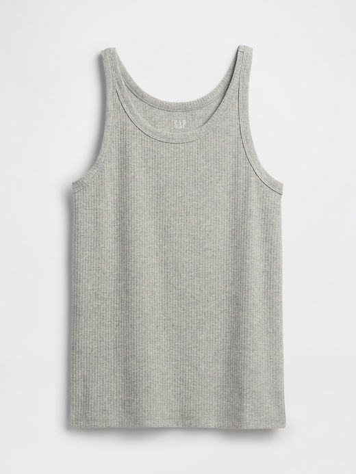 Image number 5 showing, Ribbed Scoopneck Tank Top