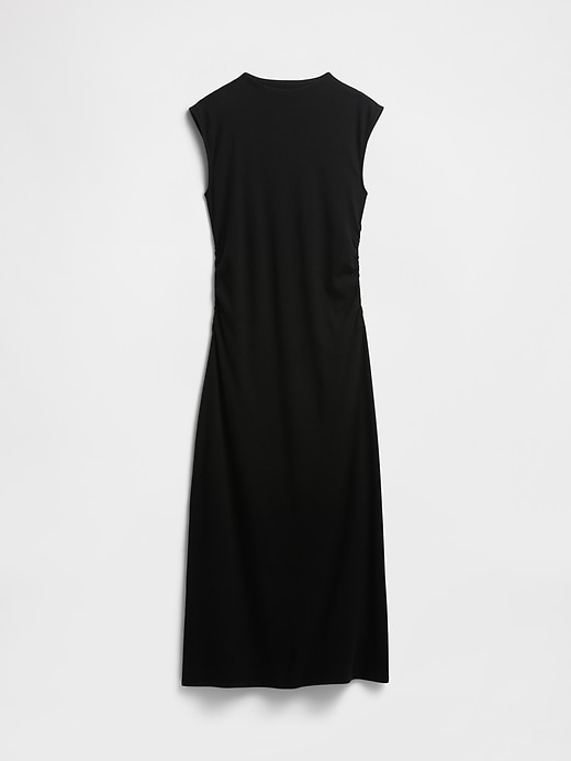 Image number 6 showing, Modern Ribbed Mockneck Midi Dress
