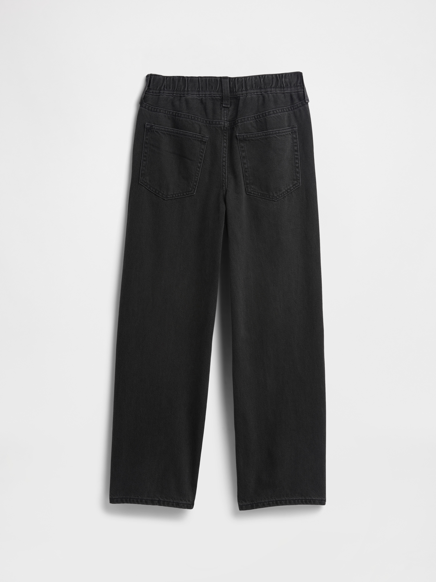 Gap Factory Kids Soft Relaxed Loose Jeans In Black