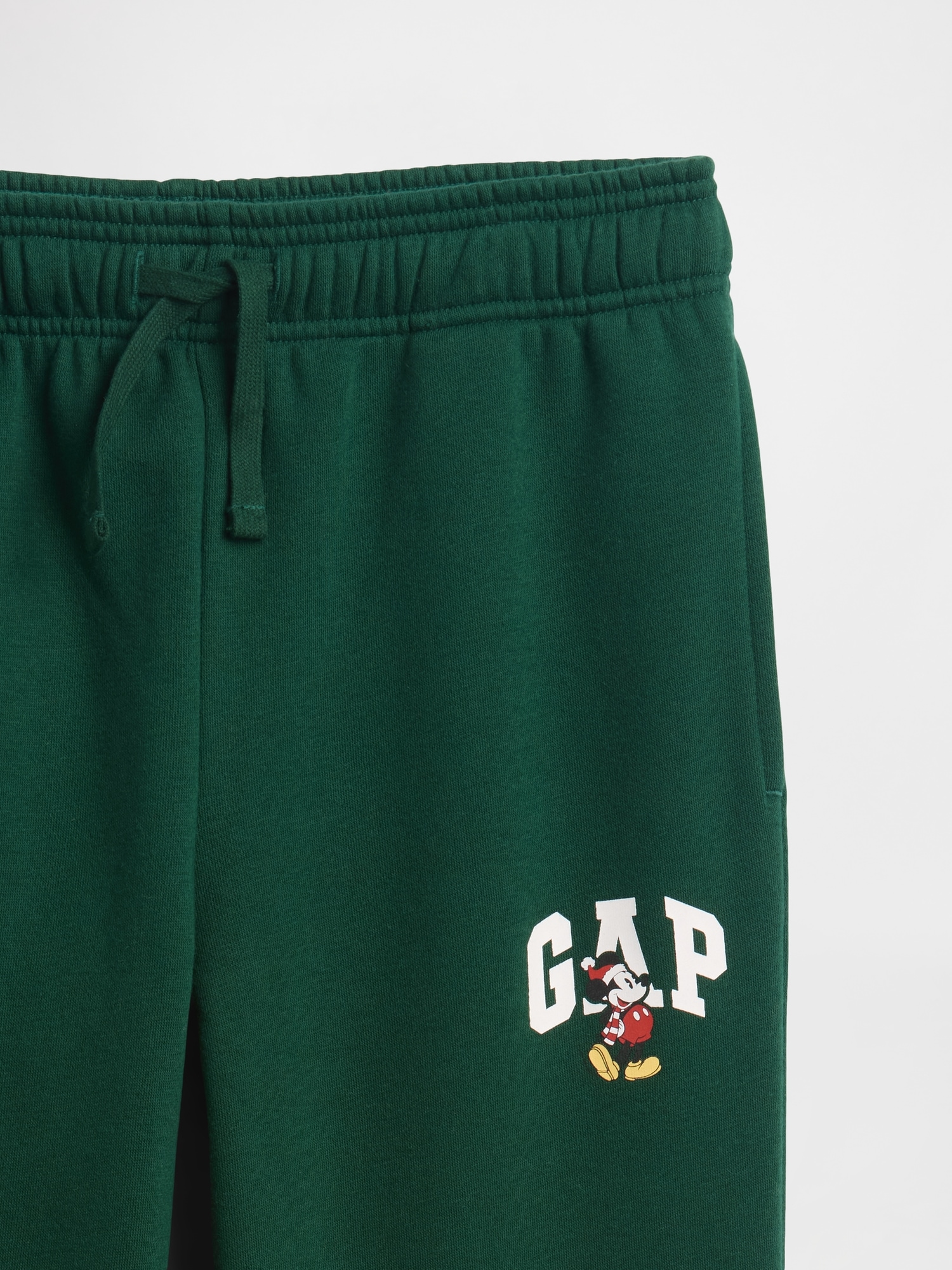 Gap Factory Gapkids × Disney Mickey Mouse Relaxed Logo Joggers In Green
