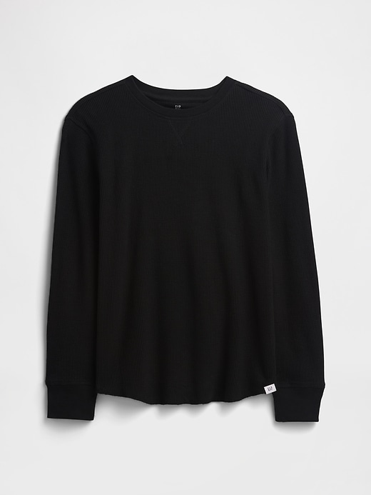 Image number 1 showing, Kids Waffle-Knit T-Shirt