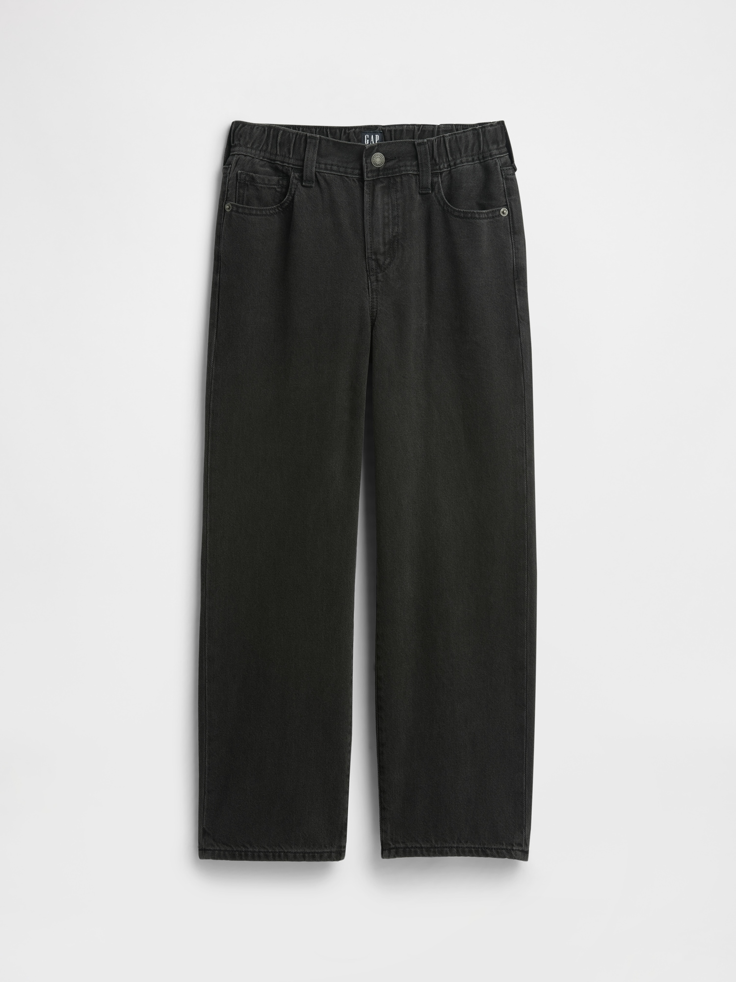 Kids Relaxed Soft Jeans - Black Wash