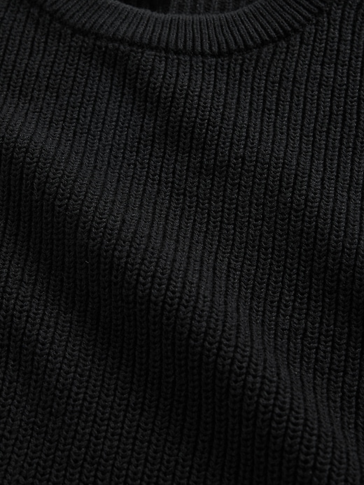 Image number 3 showing, Kids Relaxed Shaker-Stitch Crewneck Sweater