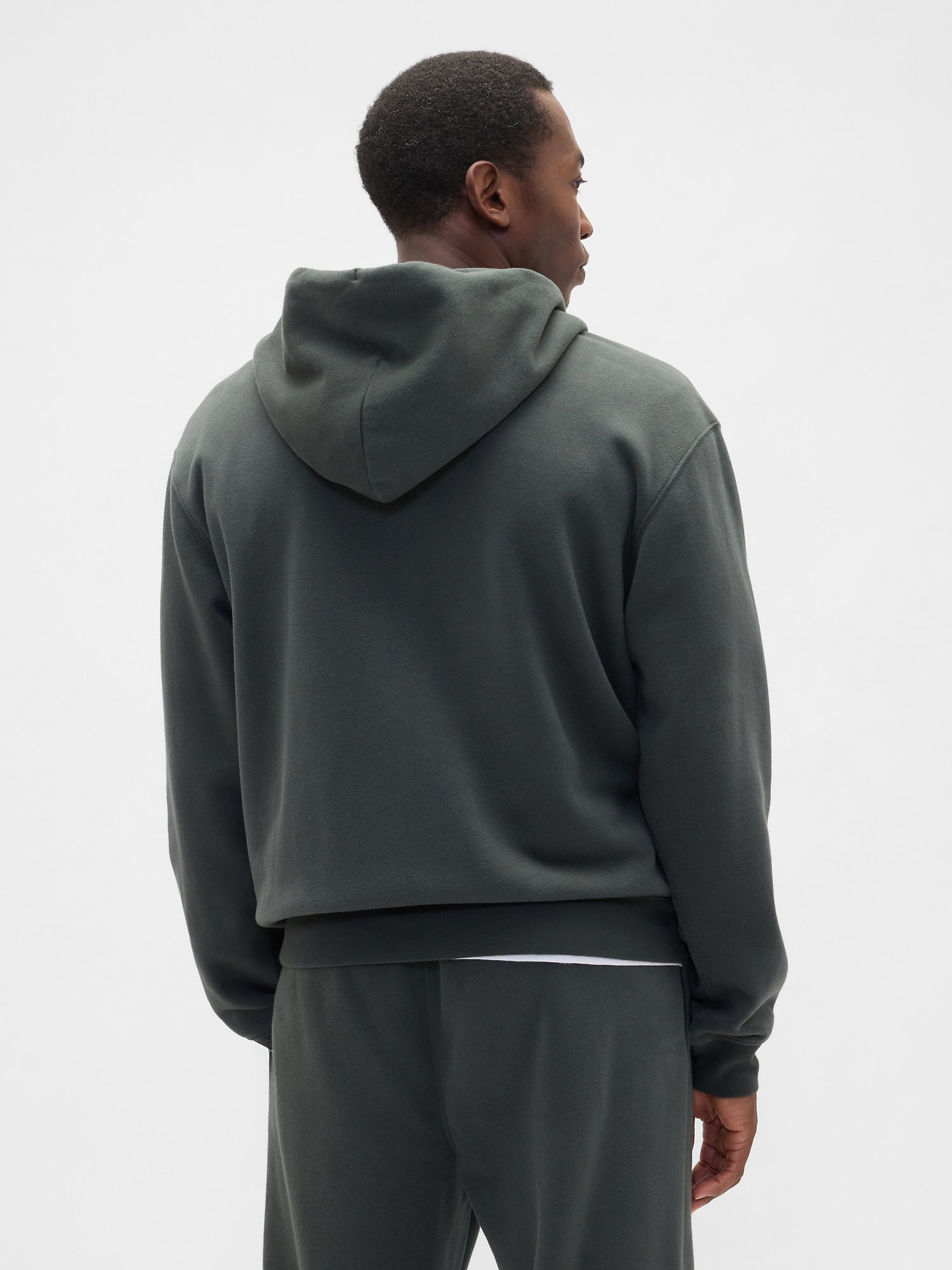 Vintage Soft Oversized Zip Hoodie