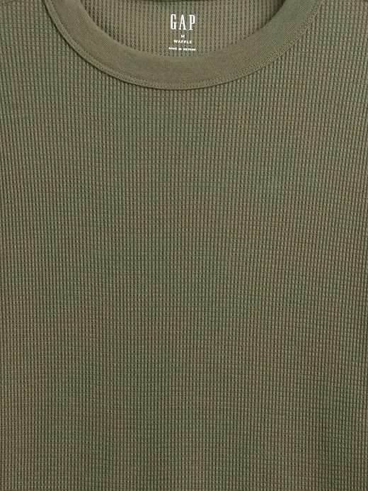 Image number 4 showing, Waffle-Knit Crewneck T-Shirt