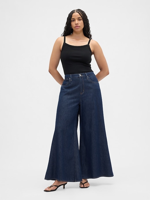 Image number 5 showing, High Rise SuperLight Palazzo Jeans