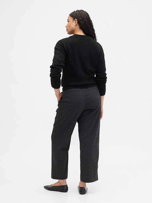 Image number 6 showing, Recycled High Rise Straight-Leg Pants